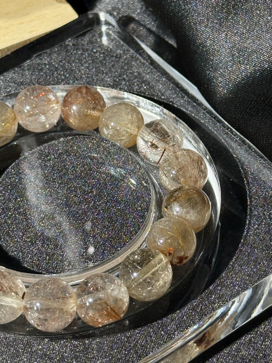 Golden Thread Rutilated Quartz Bracelet