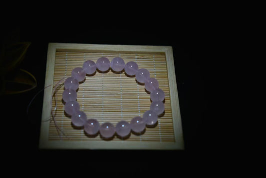 Pink Quartz Natural Gemstone Bracelet