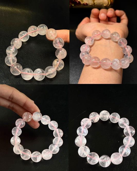 Pink Asetralite Natural Gemstone Bracelet