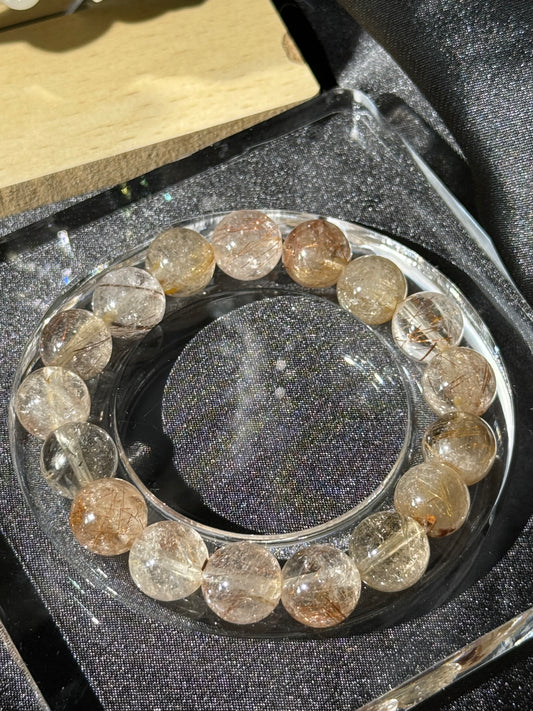 Golden Thread Rutilated Quartz Bracelet