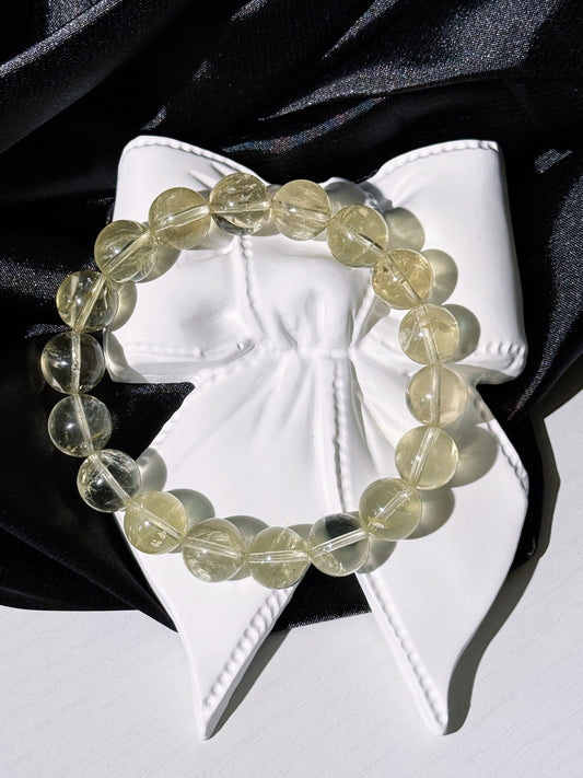 Lemon Quartz Natural Gemstone Bracelet