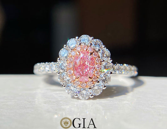 GIA Certified 1.01 CT Natural Fancy Light Yellow Diamond Ring - Lumora Crystal