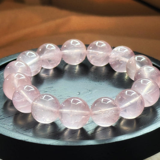 Madagascar Rose Quartz Natural Gemstone Bracelet
