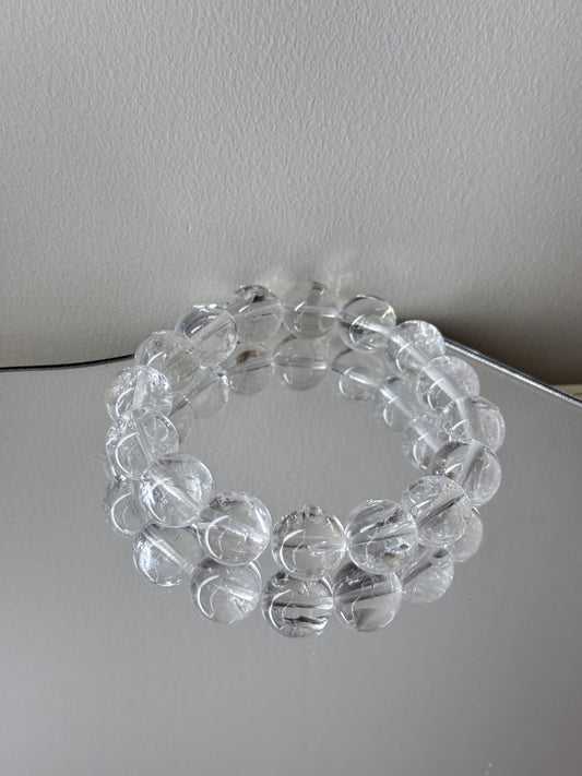 Clear Azeztulite Natural Gemstone Bracelet