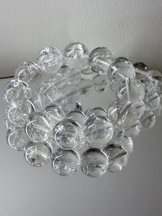 Clear Azeztulite Natural Gemstone Bracelet