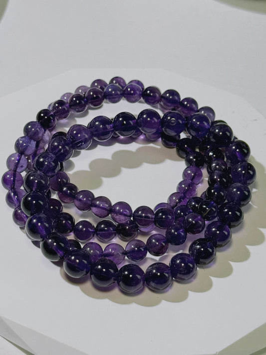 Amethyst Natural Gemstone Bracelet