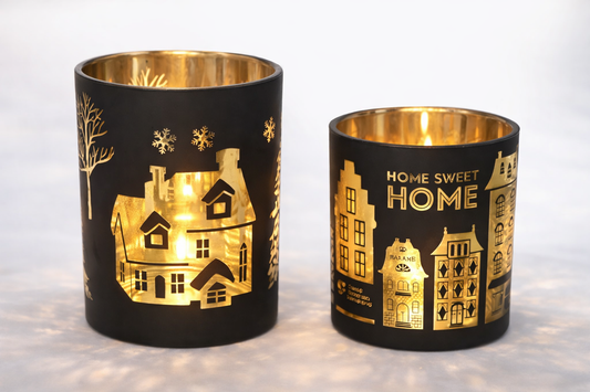 Electroplated Candle Holder
