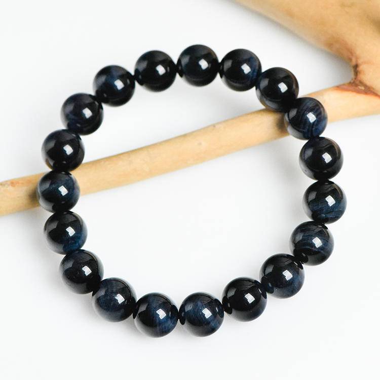Blue Tigers Eye Stone Bracelet - Lumora Crystal