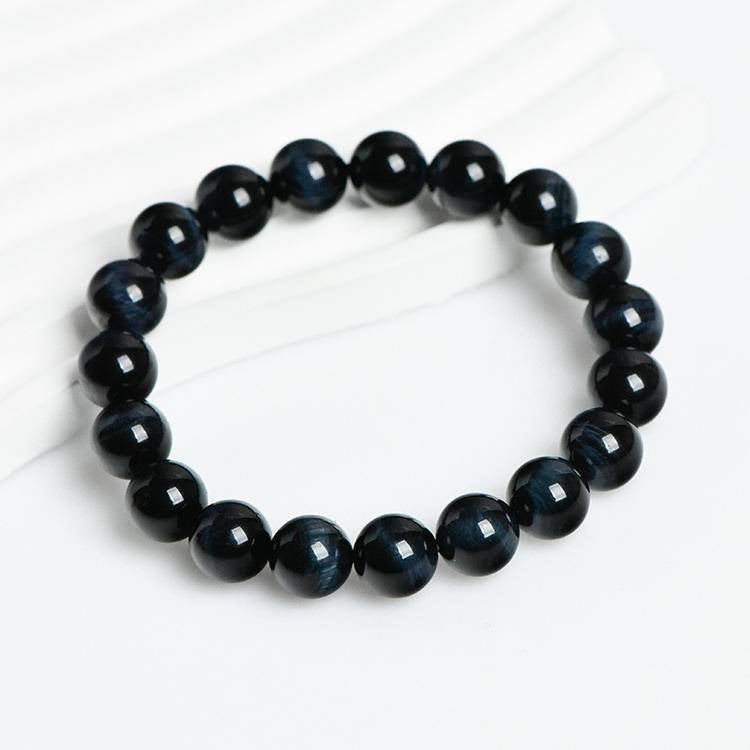 Blue Tigers Eye Stone Bracelet - Lumora Crystal