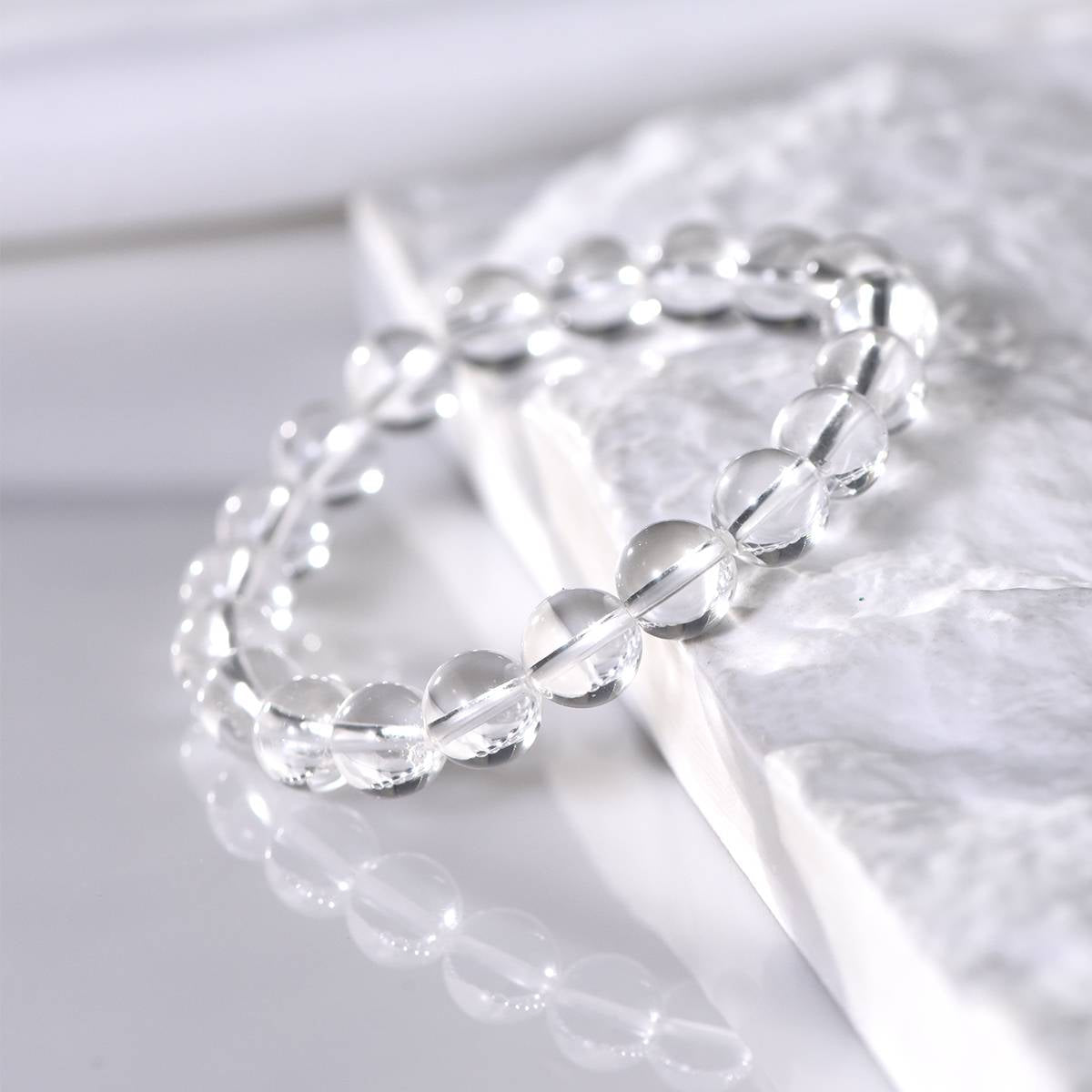 Clear Quartz Natural Crystal Bracelet - Lumora Crystal