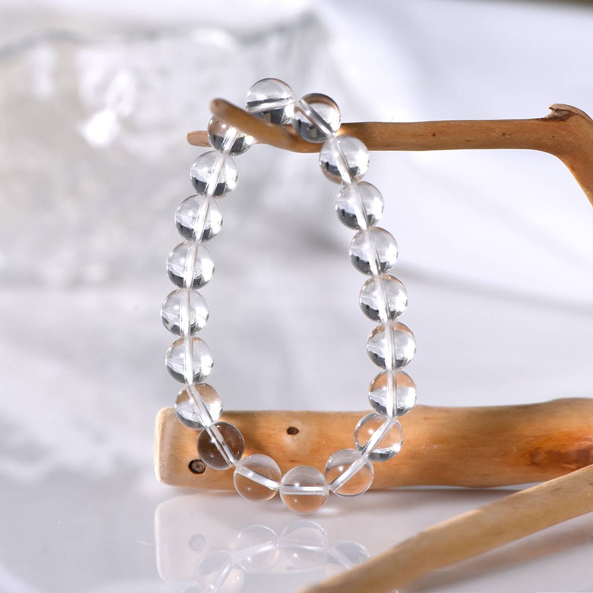 Clear Quartz Natural Crystal Bracelet - Lumora Crystal