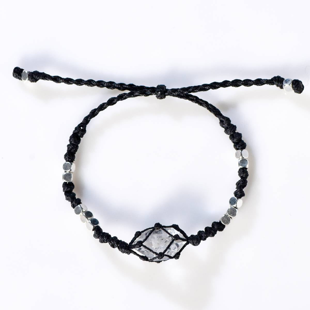 Herkimer Diamond Knots Bracelet - Lumora Crystal