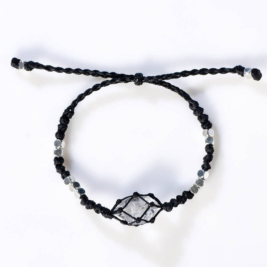 Herkimer Diamond Knots Bracelet - Lumora Crystal